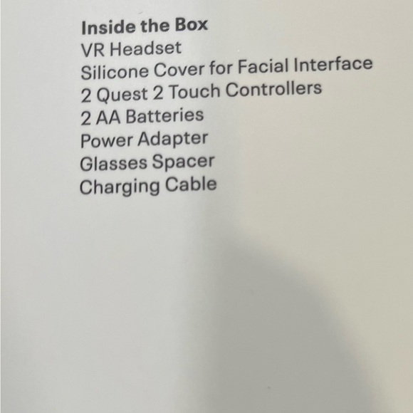 Gently pre owned Metta Quest 2 128 GB with xtra memory - Picture 8 of 8